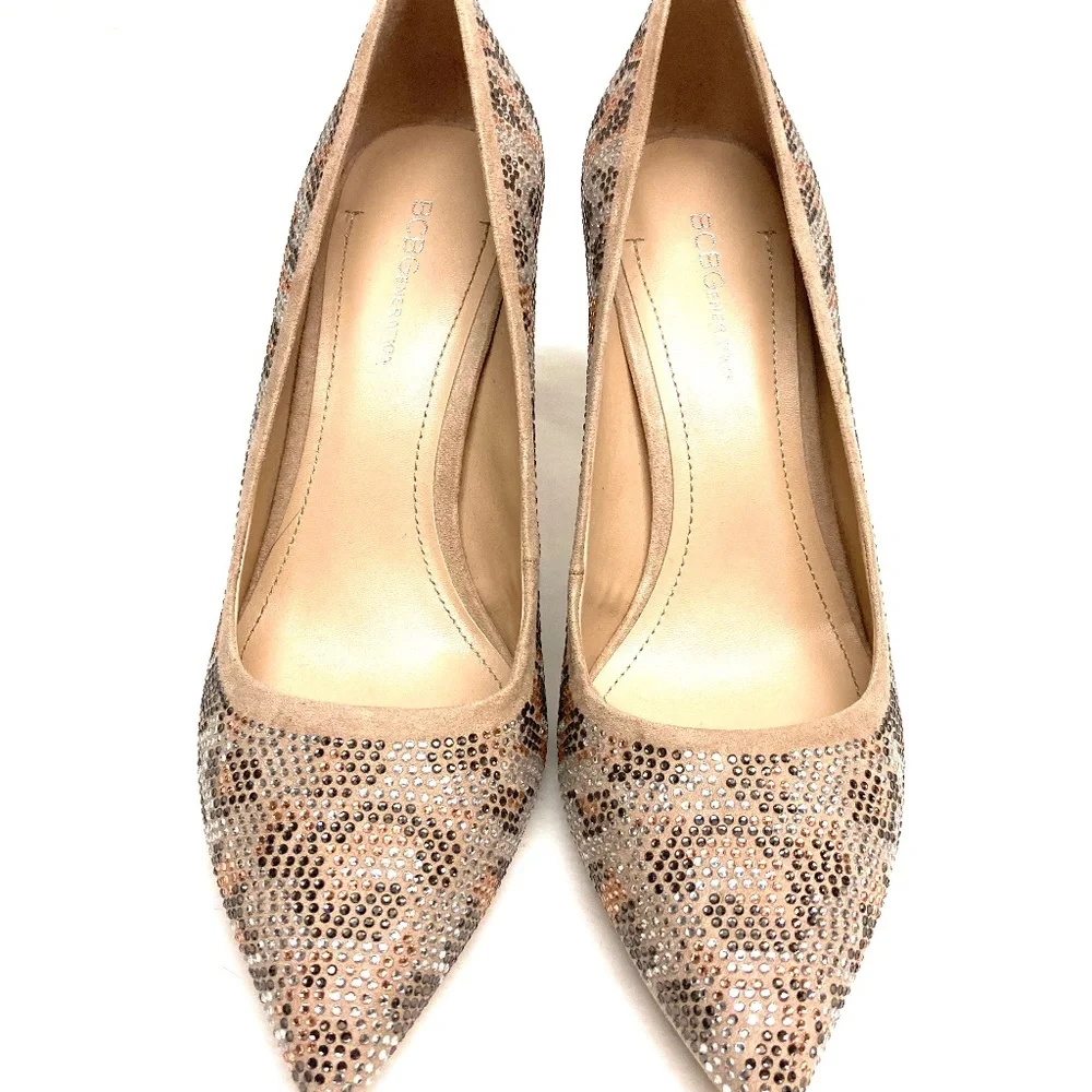 BCBGeneration Leopard Gem Heels - Picture 3 of 11